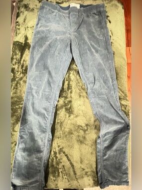 Free People Dusty Blue Corduroy Trousers